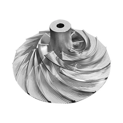 Roda de turbina de titânio para usinagem Cnc